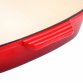 Cast Iron Red Enamel Roasting Pan Casserole Dish