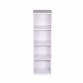 4 Tier Wooden Shelf White Bookcase Shelving Storage Display Rack