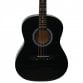 Black 39" Full Size 4/4 6 String Steel Strung Acoustic Guitar