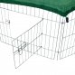 8 Panel Outdoor Rabbit Play Pen Run with Shade Safety Net
