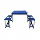 Portable Folding Outdoor Picnic Table and Bench Set 4 Seats