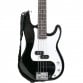 PB Precision Style Black 4 String Electric Bass Guitar & 15W Amp