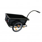 Bike Trailer Trolley with Coupling & Pneumatic Tyre 90L Cargo