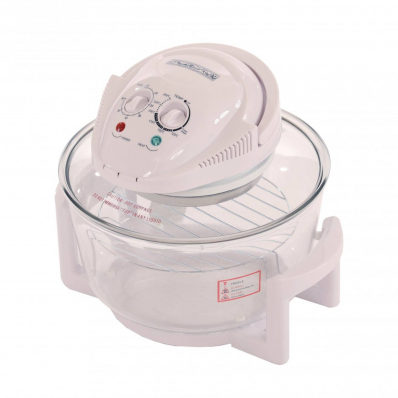 12L Litre White Portable Halogen Convection Oven Cooker 1400w