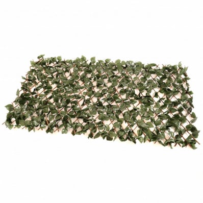 Artificial Ivy Leaf Willow Trellis Expandable Privacy Fence 1x2m