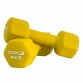 Pair of 4kg Hex Anti Roll Neoprene Non Slip Hand Dumbbells Workout Weights