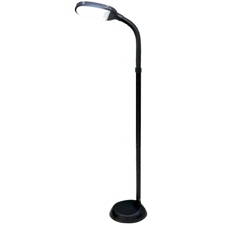 Black Daylight Energy Saving 27W Floor Standing Reading Light - Click Image to Close