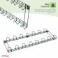 15 Hook Wall Mounted Garden Tool Storage Rack Hanger Shed & Garage