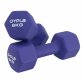 Pair of 6kg Hex Anti Roll Neoprene Non Slip Hand Dumbbells Workout Weights