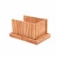 Bamboo Wooden Bread Slicer Chopping Cutting Board with Crumb Catcher