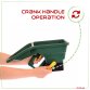 Handheld Garden Lawn Grass Feed Seed Fertiliser Spreader Shaker