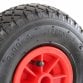 2x 10" 3.00-4 Plastic Rim Sack Truck Replacement Pneumatic Tyre Wheel