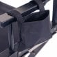 Professional Black Wooden Folding Director Makeup Chair with 2 Storage Pouches