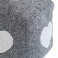 Pack of 2 Heart Pattern Fabric Heavy Weighted Cube Door Stops Stoppers w/ Handle