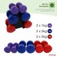 12kg Vinyl Hand Dumbbell Workout Weight Set Including Stand