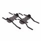 Black Garden Lawn Aerating Shoes Sandals Grass Aerator