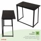 Compact Folding Writing Computer Desk Home Office Worktop Table with Metal Legs