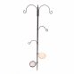 Wild Bird Decorative Feeding Station with Feeder Tray & Bath