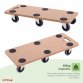 300kg Wheeled Platform Dolly Furniture Transport Roller Trolley