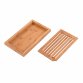 Bamboo Wooden Chopping Cutting Bread Board with Crumb Catcher