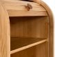 Double Layer Roll Top Bamboo Wooden Bread Bin Kitchen Storage