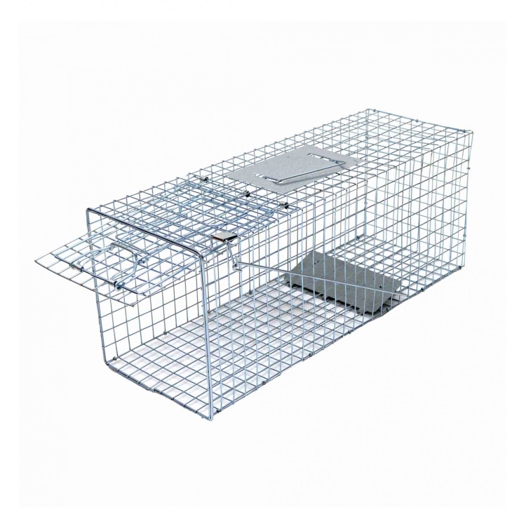 Medium Humane Animal Rodent Rat Pest Trap Cage - 61.5 x 19 x 21cm - Click Image to Close
