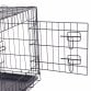 24" Folding Metal Dog Cage Puppy Transport Crate Pet Carrier