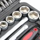 94pc 1/4" & 1/2" Socket Ratchet Screwdriver Bit Set with Case