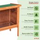 Single Rabbit Hutch 820x390x700mm