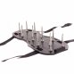 Black Garden Lawn Aerating Shoes Sandals Grass Aerator