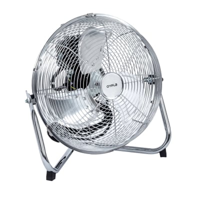 12" Inch Chrome 3 Speed Floor Standing Gym Fan Hydroponic