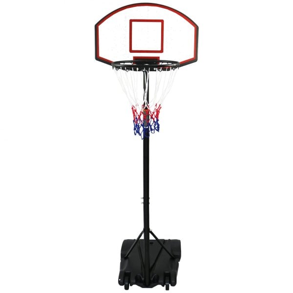 Kids Height-Adjustable Basketball Hoop, Portable Backboard System