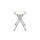 White Padded Folding Breakfast Kitchen Bar Stool Seat