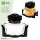 12L Litre Black Portable Halogen Convection Oven Cooker 1400W