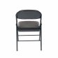 Heavy Duty Padded Folding Metal Desk Office Chair Seat