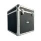 100 x 12" LP Vinyl Record Box Hard DJ Flight Case Aluminium - Black
