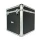 100 x 12" LP Vinyl Record Box Hard DJ Flight Case Aluminium - Black