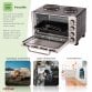 30 Litre Electrical Mini Compact Oven Kitchen Mate c/w 2 Hot Plates, And Timer