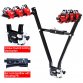 Universal 3 Bike Bicycle Tow Bar Car Mount Rack Stand Carrier