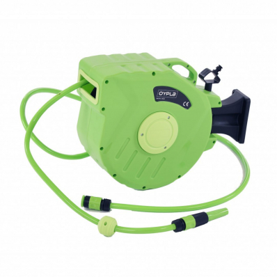 Garden Retractable Wall Mounted Hose Compact Reel 20M