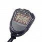 Black Digital Sport Stopwatch Timer LCD Display