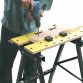 Folding Foldable Trestle Work Bench Workbench Portable 100kg