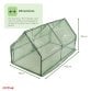 Small Steeple Growhouse Garden Plant Greenhouse with Plastic Mesh Cover