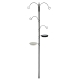 Wild Bird Decorative Feeding Station with Feeder Tray & Bath