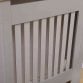 Small Grey Wooden Slatted Grill Radiator Cover MDF Cabinet