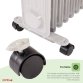 1500W 7 Fin Portable Oil Filled Radiator Electric Heater