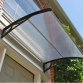 Outdoor Front Door Canopy Porch Awning Patio Rain Shelter Cover 120x80cm