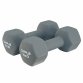 Pair of 7kg Hex Anti Roll Neoprene Non Slip Hand Dumbbells Workout Weights