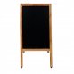 Wooden Chalkboard Blackboard Pavement Display Sign A-Board