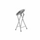 White Padded Folding Breakfast Kitchen Bar Stool Seat